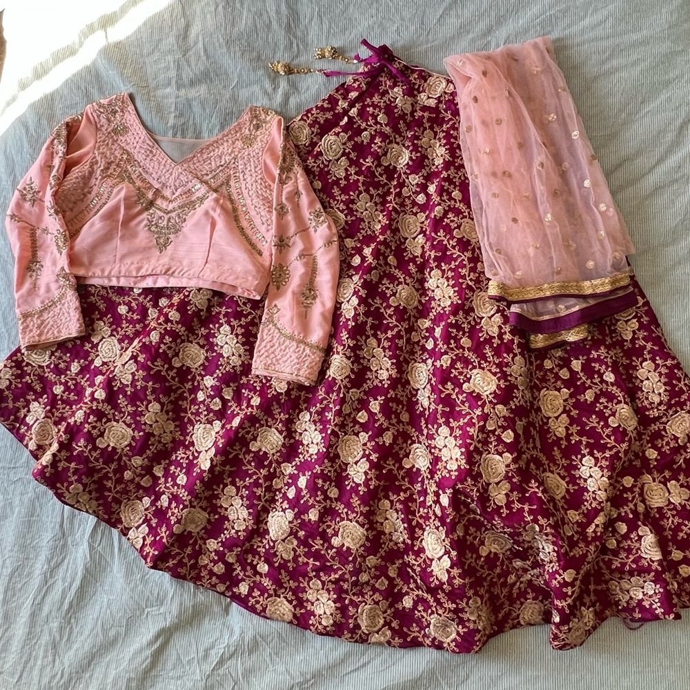 Heavy Pink Lehnga ✨💖
